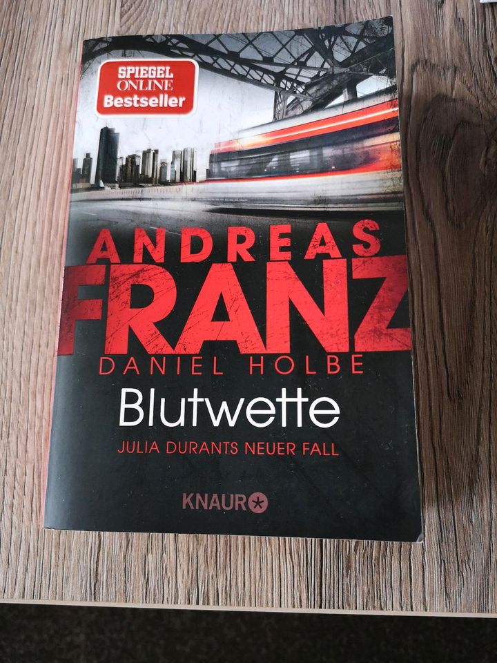 Taschenbuch "Blutwette" v. Andreas Franz/Daniel Holbe; 1x gelesen in Northeim