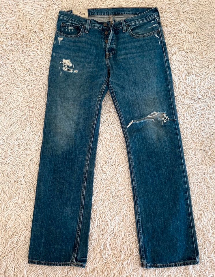 Hollister Jeanshose W34 X L32 Dunkelblau in Kirchheim bei München