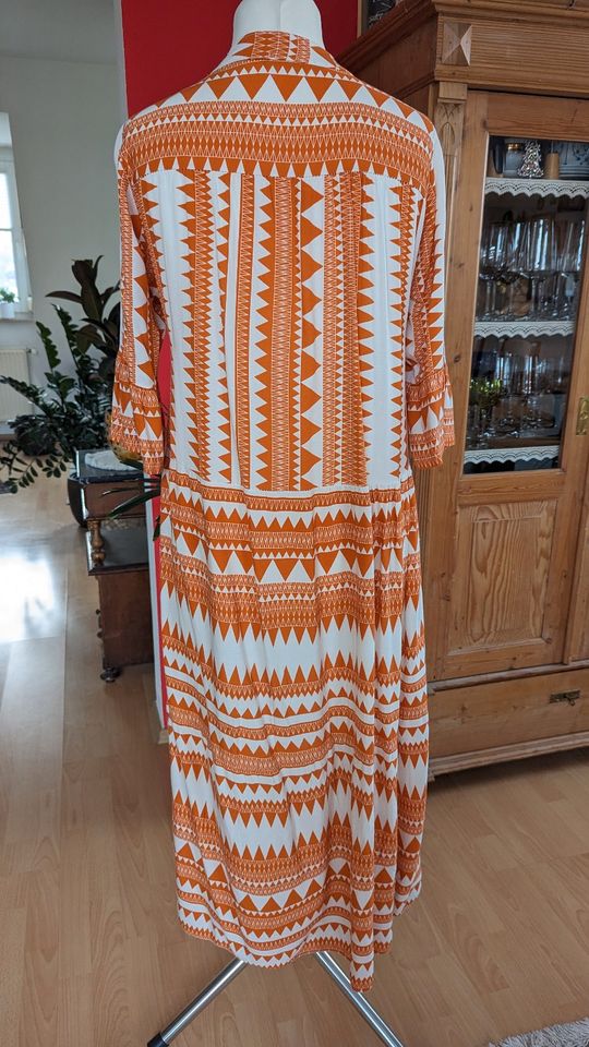 orange/weiß Damen Sommer Kleid Kofferkleid Hängerchen Gr. XL in Nürnberg (Mittelfr)