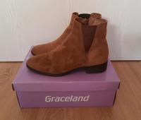 Neuwertig Stiefeletten  Stiefel kurz Gr.38 cognacfarben Sachsen - Wilsdruff Vorschau