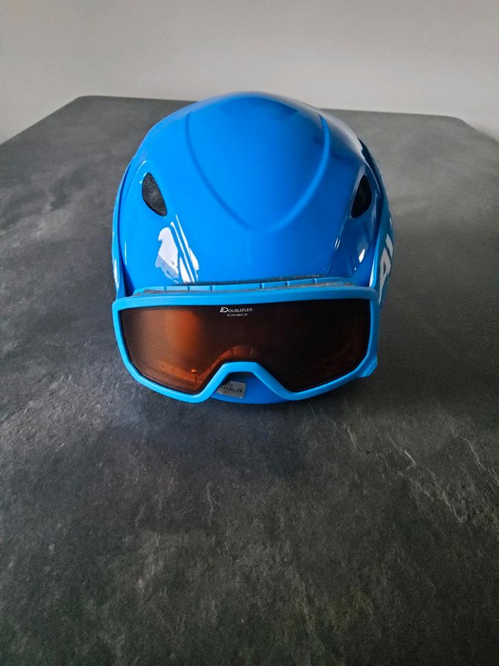 Skihelm mit Alpina Skibrille zu verkaufen in Kaufbeuren