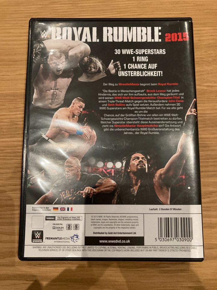 WWE DVD Royal Rumble 2015 in Zwiesel