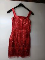 Glitzerkleid, Cocktailkleid kurz, rot, Pailletten, 34 Köln - Porz Vorschau