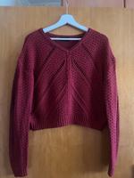 Strickpullover in Burgunderrot Gina Niedersachsen - Hameln Vorschau