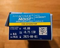 Acuvue Moist 1 Day Astigmatism 18 Stück + 0,00/-0,75/×130 Bayern - Garmisch-Partenkirchen Vorschau