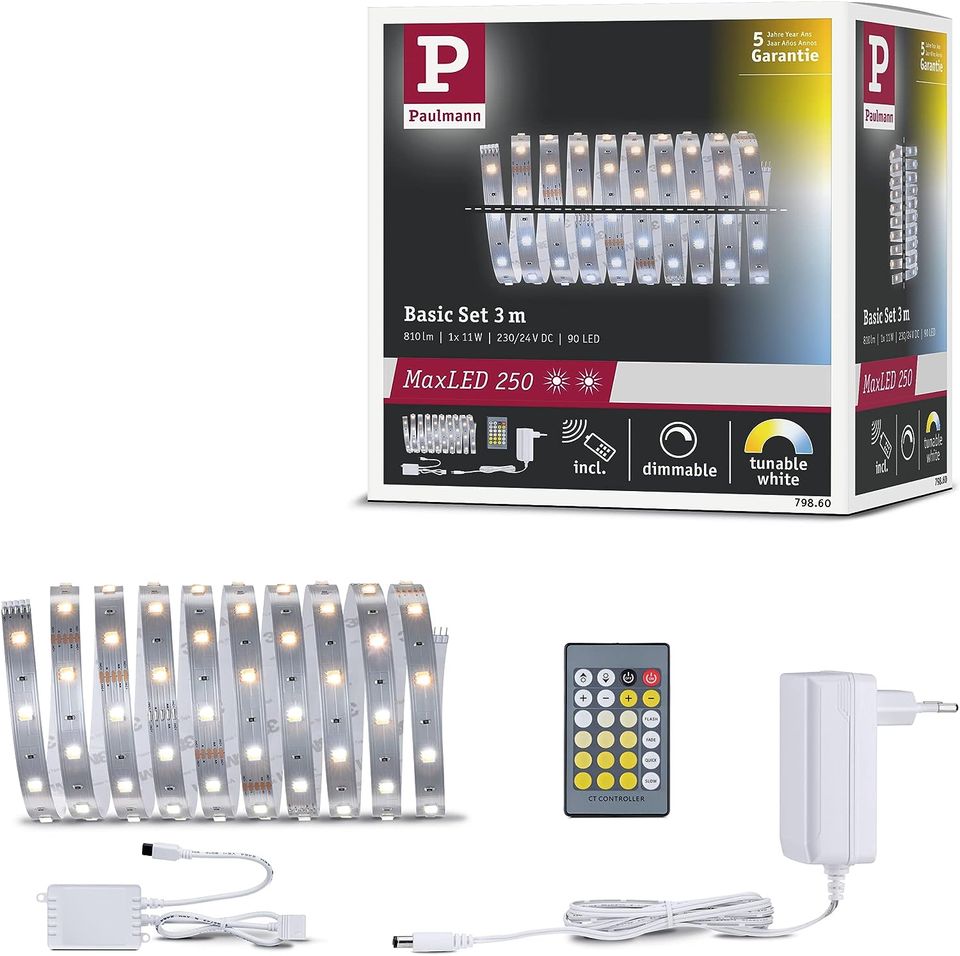 *NEU* Paulmann MaxLED 250 Basisset 3m mit TunableWhite Funktion in Schwalmtal