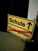 Schild Schule/Kindergarten Ortsschild Optik Schulanfang Sachsen - Rabenau Vorschau