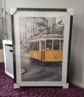 Straßenbahn Tram Lissabon, Bild im Rahmen, 70 x 50 cm, Glas, Holz Hessen - Hüttenberg Vorschau