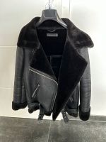 Zara Doublefacejacke/Pilotenjacke  mit Fell schwarz Burglesum - Lesum Vorschau