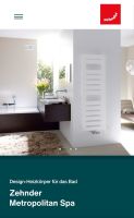 Zehnder Metropolitan Spa Badheizkörper für Mischbetrieb NEU Nordrhein-Westfalen - Meckenheim Vorschau