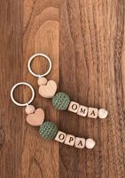 Schlüsselanhänger personalisiert Geschenk Partner Oma Opa Baby Baden-Württemberg - Schwaikheim Vorschau