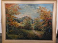 A. Meindl/ Meindle , Gemälde Dachbodenfund, 1950, Herbst Berge Nordrhein-Westfalen - Castrop-Rauxel Vorschau