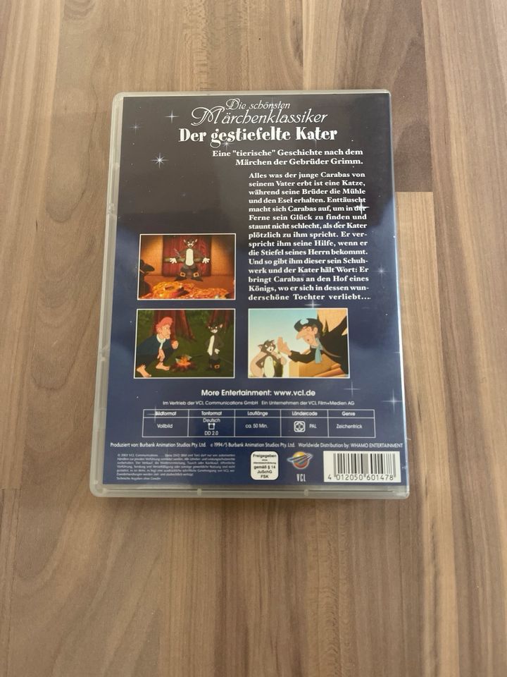 ❤️ TOP! Der gestiefelte Kater DVD Märchen in Groß-Umstadt