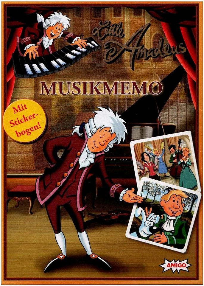 Musikmemo Memory Spie Llittle Amadeus w. NEU Gesellschaftsspiel in Würzburg
