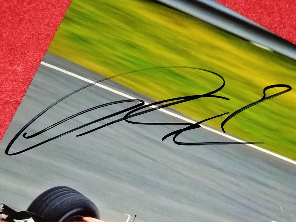 RALF SCHUMACHER Autogramm signiert 20x25cm Foto Toyota Formel 1 in Stuttgart