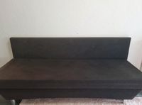 Schwarzes Sofa mit Bettfunktion Niedersachsen - Salzgitter Vorschau