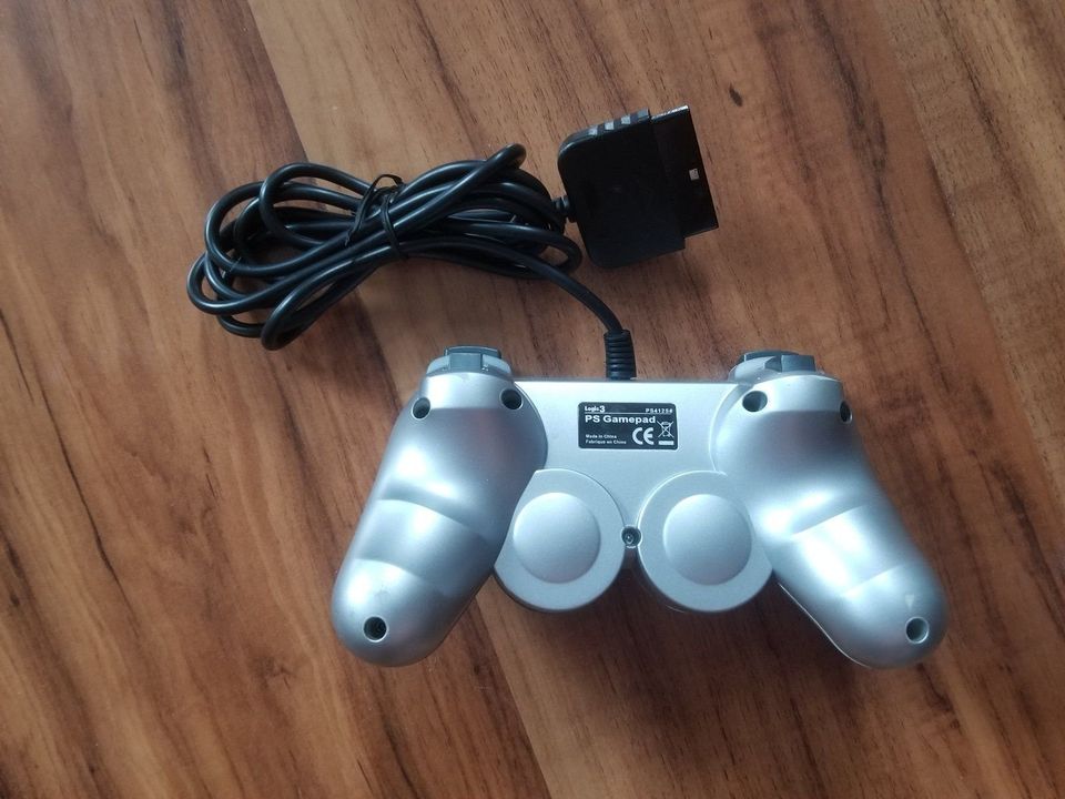 ⭐⭐⭐⭐ Playstation 2 - Controller silber (Logic3) SCHNÄPPCHEN⭐⭐⭐⭐ in Gera