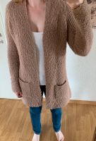 Juvia Long Cardigan/lange Strickjacke mit Taschen, Gr. M, Altrosa Baden-Württemberg - Friedrichshafen Vorschau