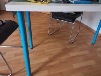 Ikea Linmon Tisch 120 x 60 blaue Beine Thüringen - Erfurt Vorschau