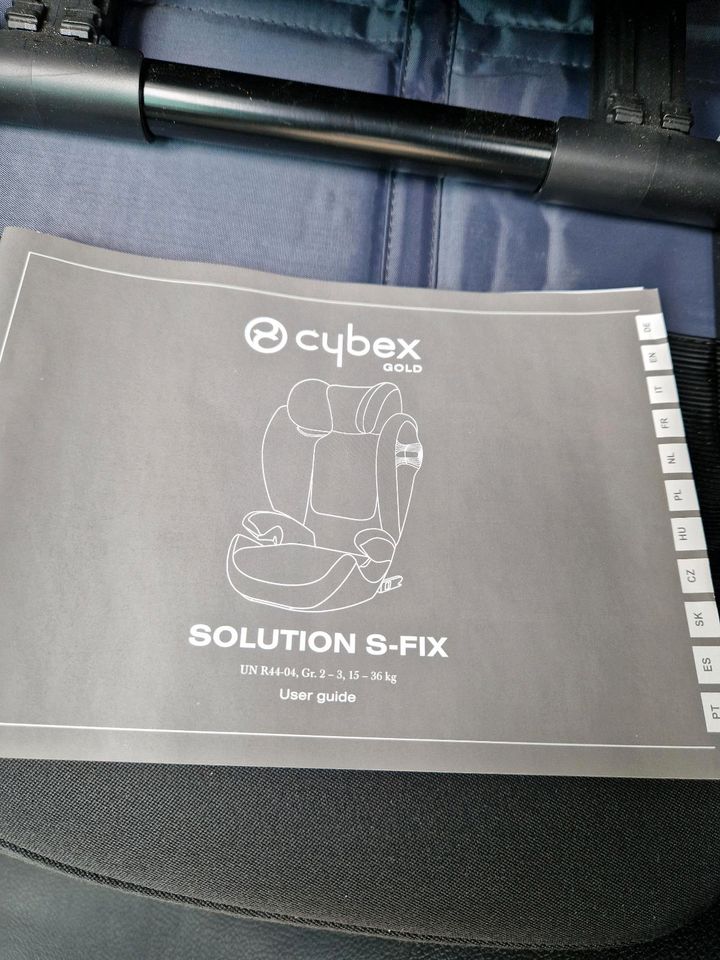 Kindersitz Autositz cybex solution s-fix in Eislingen (Fils)
