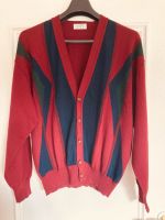 Herren Strickjacke Cardigan Weste Wolle rot Bayern - Regensburg Vorschau