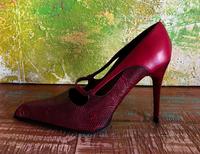 TOD‘S Damenschuhe Pumps 39 in bordeauxrot Bayern - Waldkirchen Vorschau