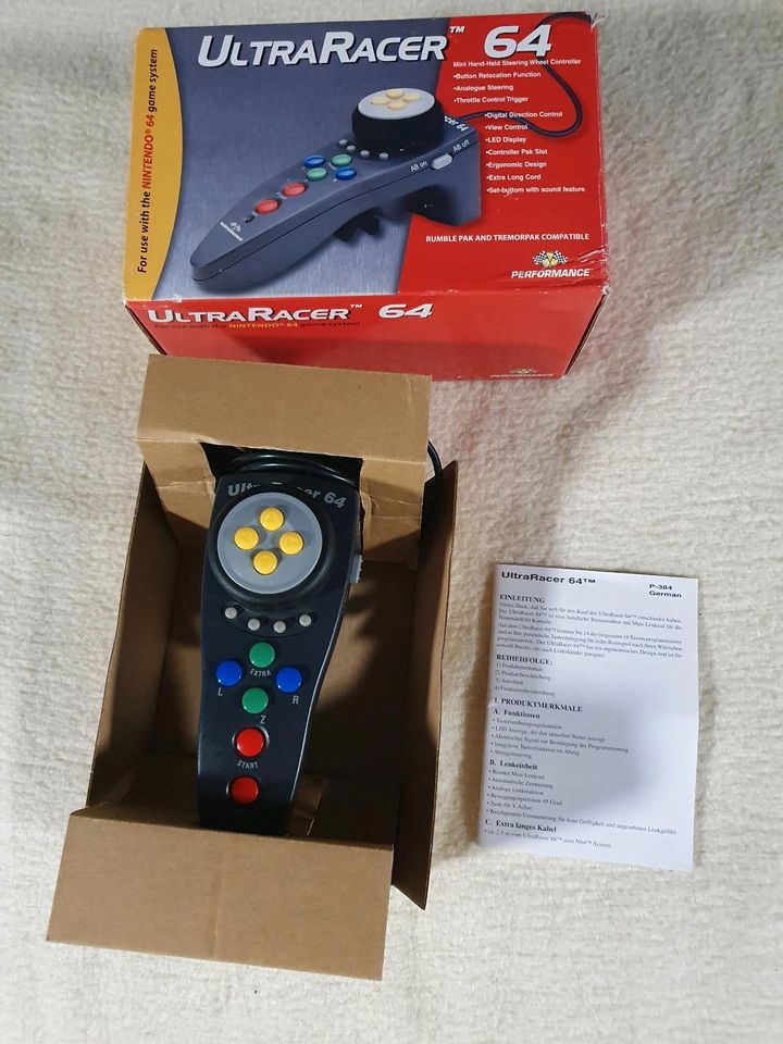 N64 CONTROLLER ULTRA RACER OVP SELTEN WIE NEU in Berlin