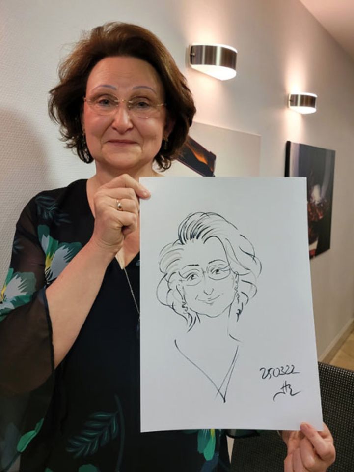 Live - Schnellzeichner; Karikaturist und Showkünstler Antonia in Lengede