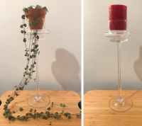 Stielglas Blumenglas Teelichthalter Glas-Kerzenhalter auf Fuß 38 Wandsbek - Hamburg Farmsen-Berne Vorschau