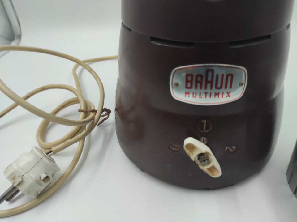Vintage Braun Multimix Mixer mit zusätzlicher Kaffeemühle in Sinsheim