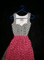 Wenger Dirndl, Größe 34 / XS, Grau-weiß-Brombeere, neuwertig Bayern - Markt Schwaben Vorschau