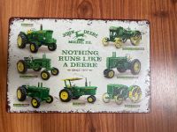 John Deere Nostalgie Metal Schild Trecker Traktor Wanddekoration Sachsen-Anhalt - Salzwedel Vorschau