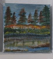 Acryl Gemälde, Kunst, Wanddeko, Wandkunst, Deko 15x15cm Niedersachsen - Wilhelmshaven Vorschau