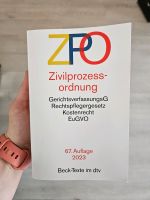 Zivilprozessordnung 67. Auflage Brandenburg - Neuenhagen Vorschau