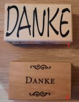 Holzstempel Blockstempel Danke Wandsbek - Hamburg Duvenstedt  Vorschau