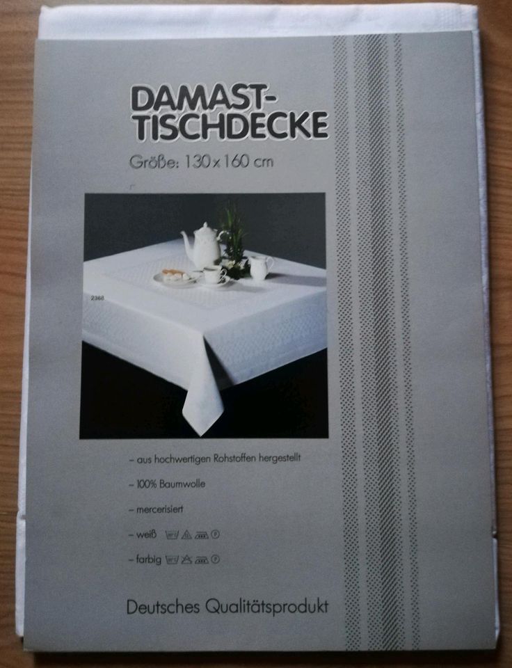 Irisette weiße Tischdecke 130 x 160 cm, neu incl. Versand in Niedersachsen  - Bad Gandersheim | Heimtextilien gebraucht kaufen | eBay Kleinanzeigen ist  jetzt Kleinanzeigen