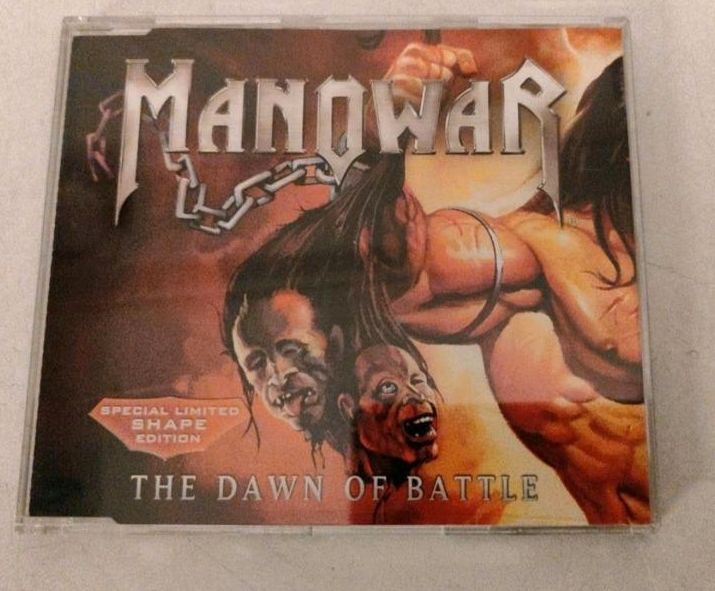 Manowar Shape CD - Dawn of Battle - Single in Quickborn