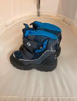 Junge Winterstiefel, Winterschuhe mit Klett Gr. 26, schwarz blau Niedersachsen - Salzgitter Vorschau