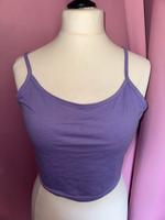 Shein Crop Top lila bauchfreies Oberteil Größe L Saarland - Wadgassen Vorschau