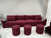 Toronto XXL Megasofa Big Couch Webstoff rot UVP 1898 € - 3863 Nordrhein-Westfalen - Bad Driburg Vorschau