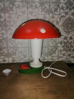 Nacht Tisch Lampe Pilz Kabel Fuss rot Retro 60er 70er Hessen - Allendorf Vorschau