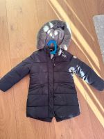 Winterjacke Mädchen Gr. 98 / 3 Jahre in dunkelblau- TOP Zustand Hessen - Schauenburg Vorschau