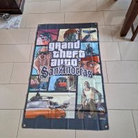 GRAND THEFT AUTO SAN ANDREAS Flagge/Merchandise/Wandbild Bayern - Schöllnach Vorschau