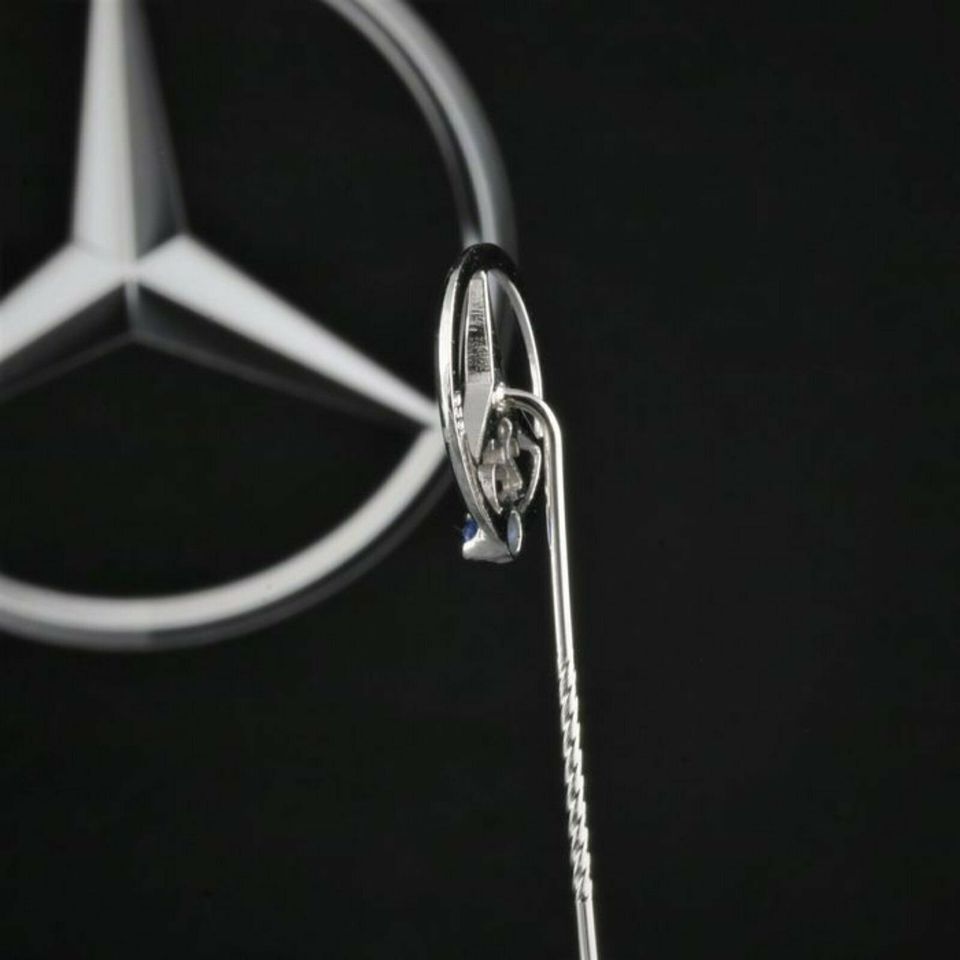 25 Jahre Mercedes Benz Daimler 835 Silber  Anstecknadel Poliert Sammler Neuwertig Top Versand Händler DHL Geschenk Echt in Igel