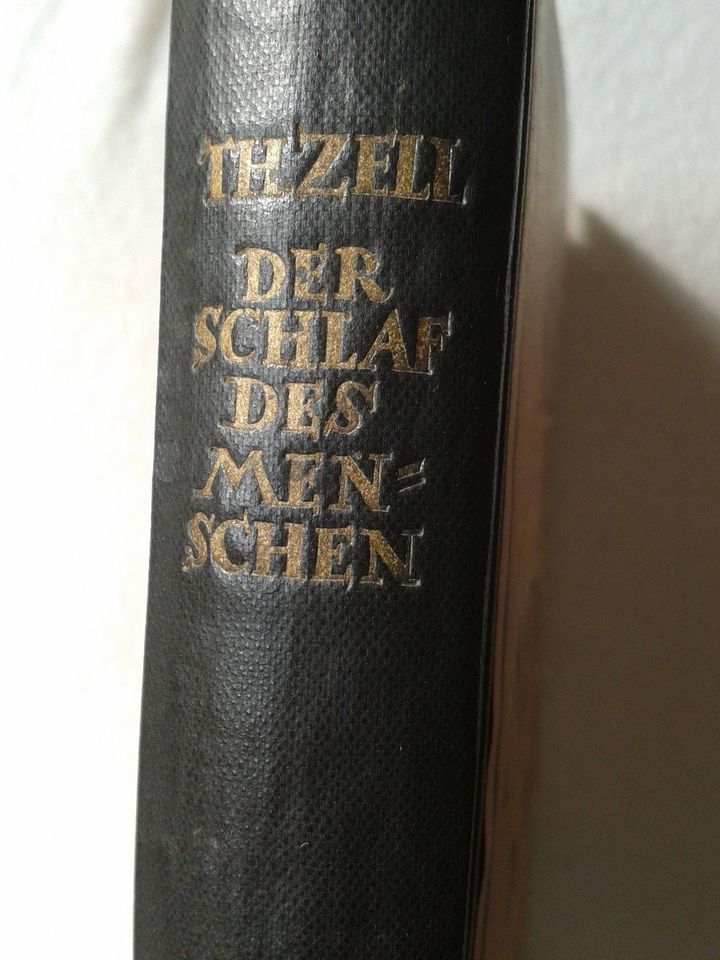 Der Schlaf des Menschen von Dr. Th. Zell, EA 1924 in Pirmasens