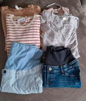 H&M Umstandsmode Kleidung Shorts Bluse Pulli Langarm 36 S Niedersachsen - Fredenbeck Vorschau