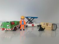 Playmobil Flughafen Transport mit Anhänger und Zubehör Nordrhein-Westfalen - Moers Vorschau