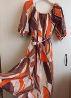 Kleid, Neu, buntes kleid gr.36, Schulterfreies Maxi Kleid, Kleid West - Nied Vorschau
