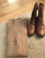Echtleder Boots von Mustang, DG.37, cognacbraun + gratis Strick Brandenburg - Templin Vorschau
