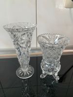 Kristall Vasen. 2 st. Durchm 8 cm. H-13 und 16 cm. Bayern - Dillingen (Donau) Vorschau